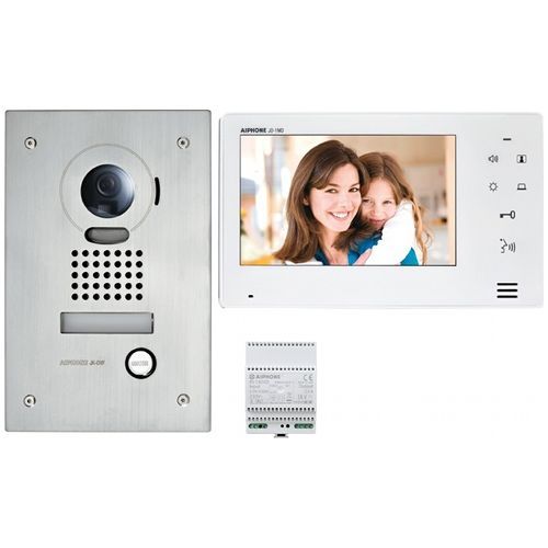 Kit Videointerfon Aiphone JOS-1F, Post exterior JO-DVF + Monitor JO-1MD + Alimentare PS-1820D