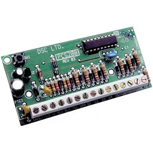 Modul alarma DSC Iesiri programabile PC5208, 8 iesiri de curent mic