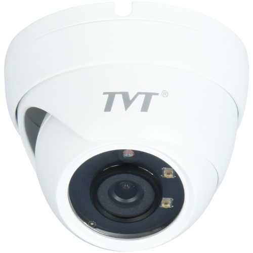 Camera de supraveghere TVT TD-9544E2(D/PE/AR1), Dome, H.265, 4MP, 1080P@30fps, CMOS OV 1/3 inch, 3.6mm, 2 LED Aray, IR 20m, carcasa metal, POE