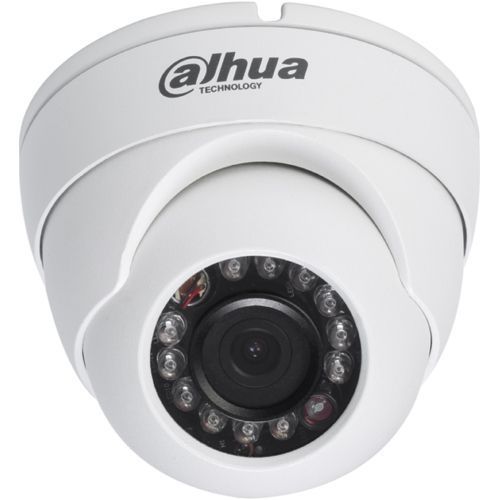 Camera de supraveghere Dahua HAC-HDW1000M, HD-CVI, Dome, 1MP 720p, 2.8mm, 12 LED, IR 30m, Rating IP67, Carcasa aluminiu