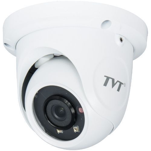 Camera de supraveghere TVT TD-9544S2(D/PE/AR1), Dome, H.265, 4MP, CMOS 1/3 inch, 2.8mm,  2 LED Array, IR 20m,  PoE, Carcasa metal