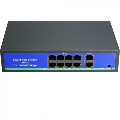 Switch BestNPS NPS0820GBL, 8+2 porturi Gigabit, PoE 10/100Mbps, 120W