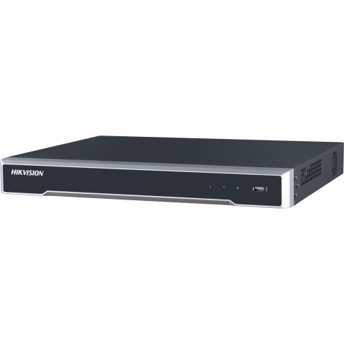 NVR Hikvision DS-7616NI-K2/16P, 16 canale, Max. 8MP, H265+, Alarma, 16 porturi PoE