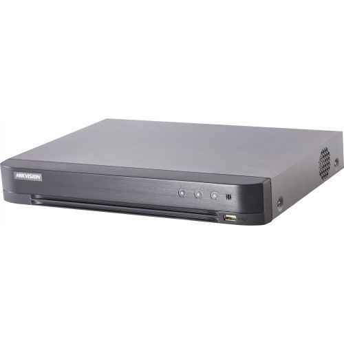 DVR Hikvision DS-7208HQHI-K2/P, TVI/AHD/CVI/CVBS, Max. 3MP, H.265+, 8 canale + 2 IP, PoC