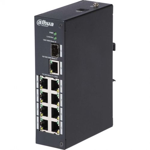 Switch Dahua PFS3110-8T, Ethernet 8 porturi, 1 x Gigabit, 1 x SFP