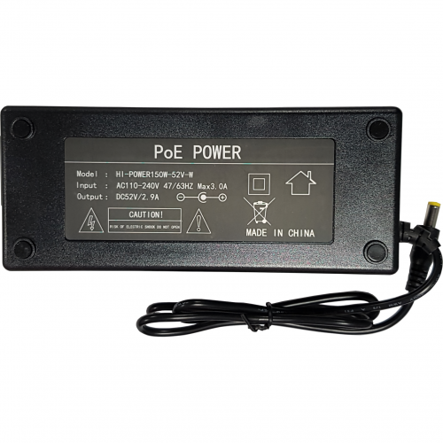 Accesoriu retelistica BestNPS HI-POWER150W, Sursa de alimentare pentru switch POE 52V 150W