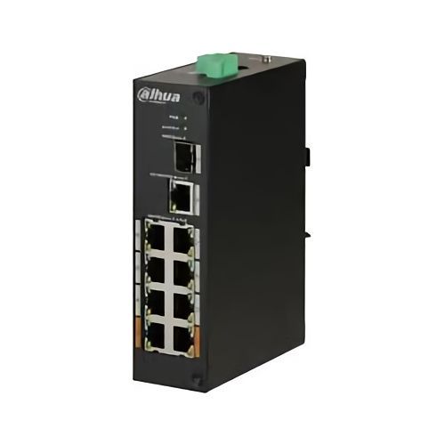 Switch Dahua PFS3110-8ET-96, PoE Industrial 8 x 10/100, 1 x SFP, 1x Gigabit