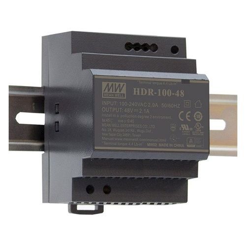 Accesoriu supraveghere Mean Well HDR-100-24 Sursa de alimentare 24V DC, 3.83A, 92W, sina DIN