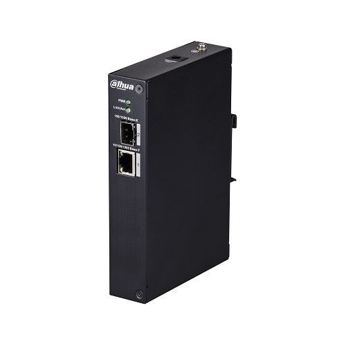 Accesoriu retelistica Dahua PFS3102-1T Media Convertor industrial, 1xSFP, 1xGigabit