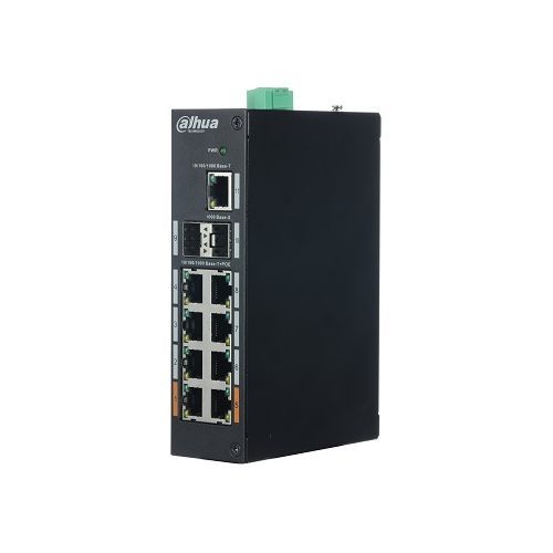 Switch Dahua PFS3211-8GT-120, PoE 8+1 Gigabit, 2 x SFP, 120W