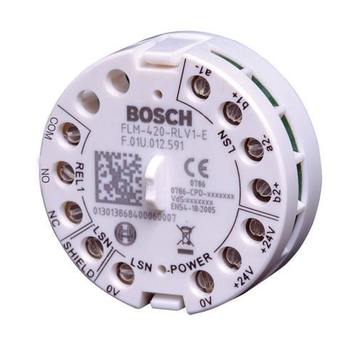 Accesoriu detectie incendiu Bosch FLM-420-RLV1-E Modul interfata 1 iesire releu, adresabil, IP30