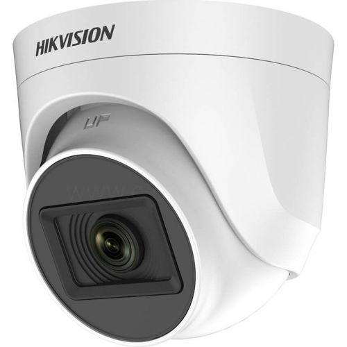 Camera de supraveghere Hikvision DS-2CE76H0T-ITPFS28 dome analogica 5MP, 1/2.7 inch, 2.8mm, CMOS, IR 20m, plastic