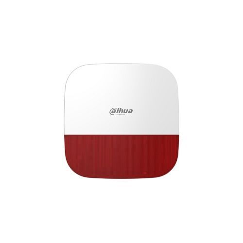 Sirena Alarma Dahua ARA13-W2(868)(Red) Sirena wireless cu flash exterior, 110 dB, 868 MHz, RF 1200 m