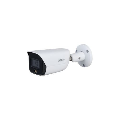 Camera de supraveghere Dahua IPC-HFW3549E-AS-LED-0360B Bullet IP, AI WizSense Full-color Warm LED 5MP, 3.6mm, 30m, microfon, PoE, metal