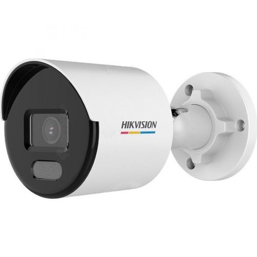 Camera de supraveghere Hikvision DS-2CD1047G0-L-28 IP bullet, 4MP, ColorVu Lite, lumina alba 30 m, 2.8 mm, PoE