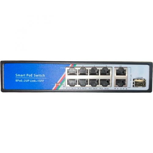 Switch BestNPS NPS0802G1SFPN-GS PoE switch 8x10/100/1000 , 2x10/100/1000, 1xSFP 125W, sursa cert. GS