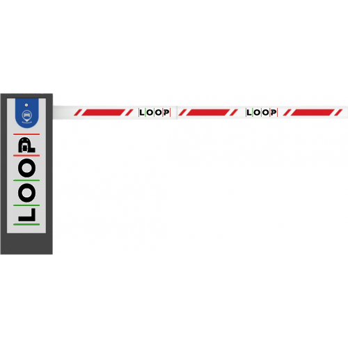  LOOP BG47-60RT Kit bariera auto 5 secunde, brat telescopic 6m
