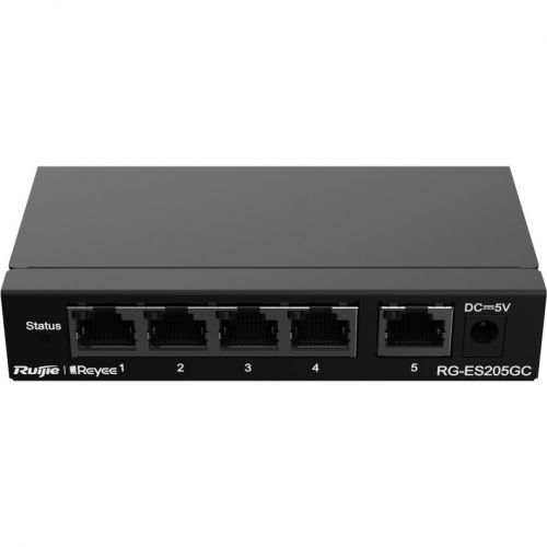 Switch  RG-ES205GC 5 x 10/100/1000 Base-T, 10 Gbps, consum ≤ 3W, 4 kV