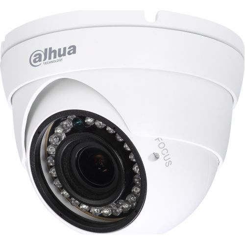 Camera de supraveghere Dahua HAC-HDW1100R-VF, HD-CVI, Dome, 1MP, 2.7 - 12mm, 24 LED, IR 30m, D-WDR, Rating IP67, Carcasa aluminiu