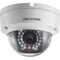 Camera de supraveghere Hikvision DS-2CD2110F-I, IP, Dome, 1.3MP, 2.8mm, 32 LED, IR 30m, D-WDR, H.264, ROI, Antivandal IK10, Rating IP67, PoE .3af