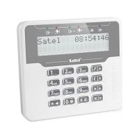 Tastatura alarma Satel VERSA-LCDM-WH, Afisaj LCD, Compatibila VERSA