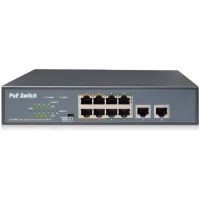 Switch IP View IW3010GSN,  8+2 porturi Gigabit, PoE, 120W