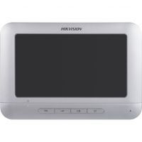 Monitor videointerfon Hikvision DS-KH2220, LCD 7 inch, Rezolutie 800x480, 4 butoane fizice, Gri