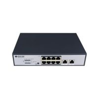 Switch S1010-8P PoE 8 porturi, 2 RJ45 (Uplink), 120W