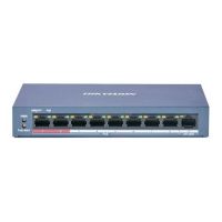  DS-3E0109P-E/M(B),Switch cu 8 porturi PoE , 2000 MAC, 100 Mbps, fara management