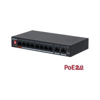  PFS3010-8GT-96-V2 PoE 8 porturi, 2 RJ-45 Uplink, All Gigabit, 96W