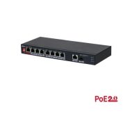 Switch Dahua PFS3110-8ET1GT1GF-96 fără management cu 10 porturi și 8 porturi PoE 100 Mbps, 90 W