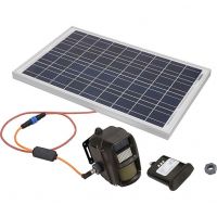 Detector si senzor de miscare Defendec Services OU 72010 Detector solar de coridor, 13 grade (include panou solar, accesorii, baterie solara)